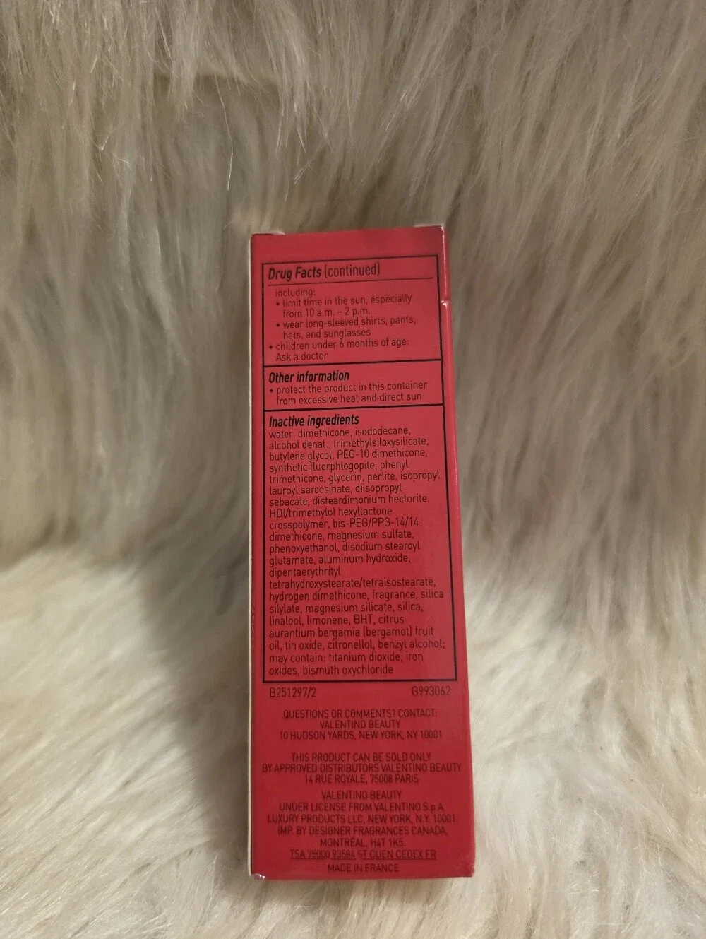 NIB Valentino Light-Lasting Perfecting Foundation